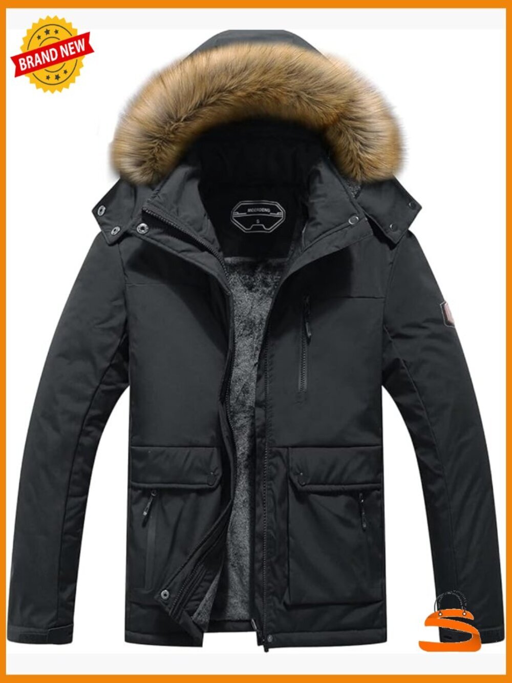 Women's Waterproof Ski Snow Jacket Winter Warm Hooded Puffer Coat Outdoor